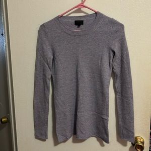 J Crew cashmere sweater heather lilac purple XS